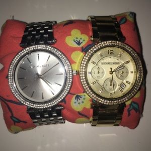 Set of two authentic Michael Kors watches